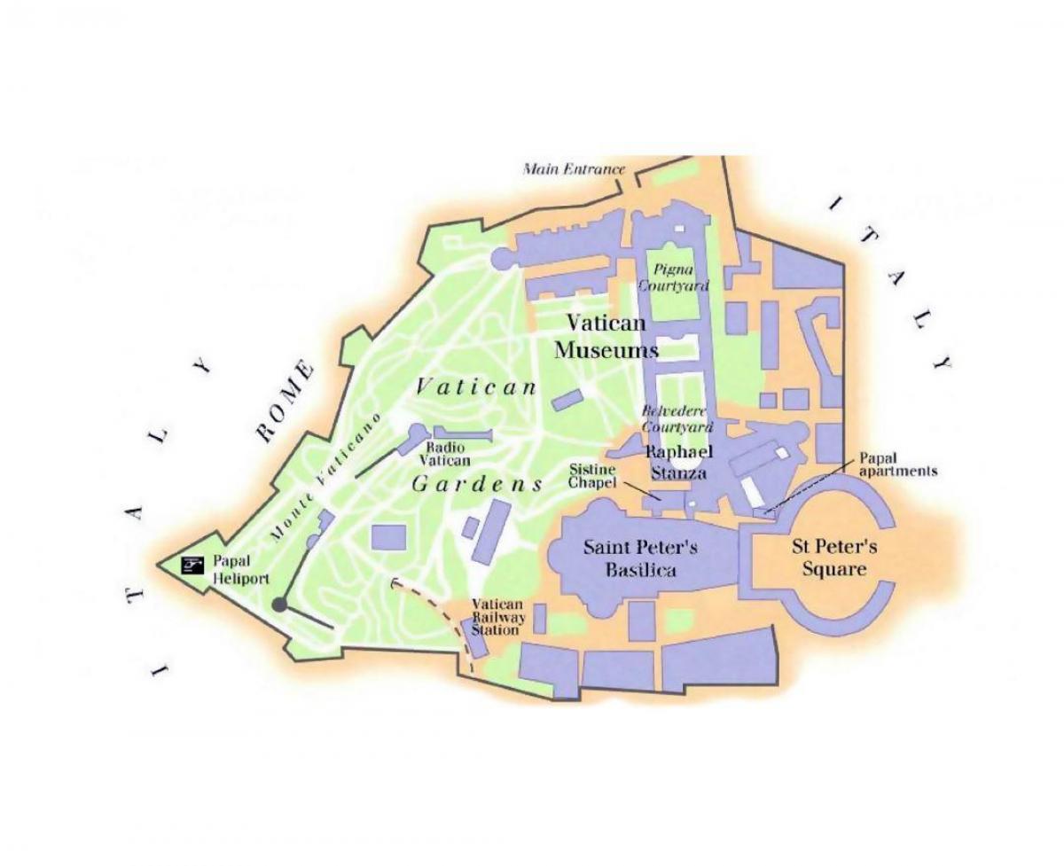 Karte von Vatikan-museum und Sixtinische Kapelle