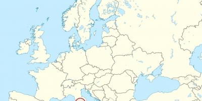 Karte von Vatikanstadt in Europa