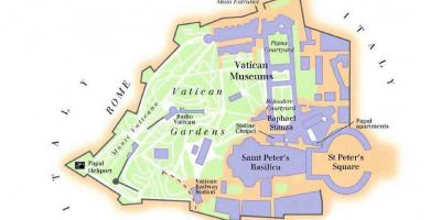 Karte von Vatikan-museum und Sixtinische Kapelle