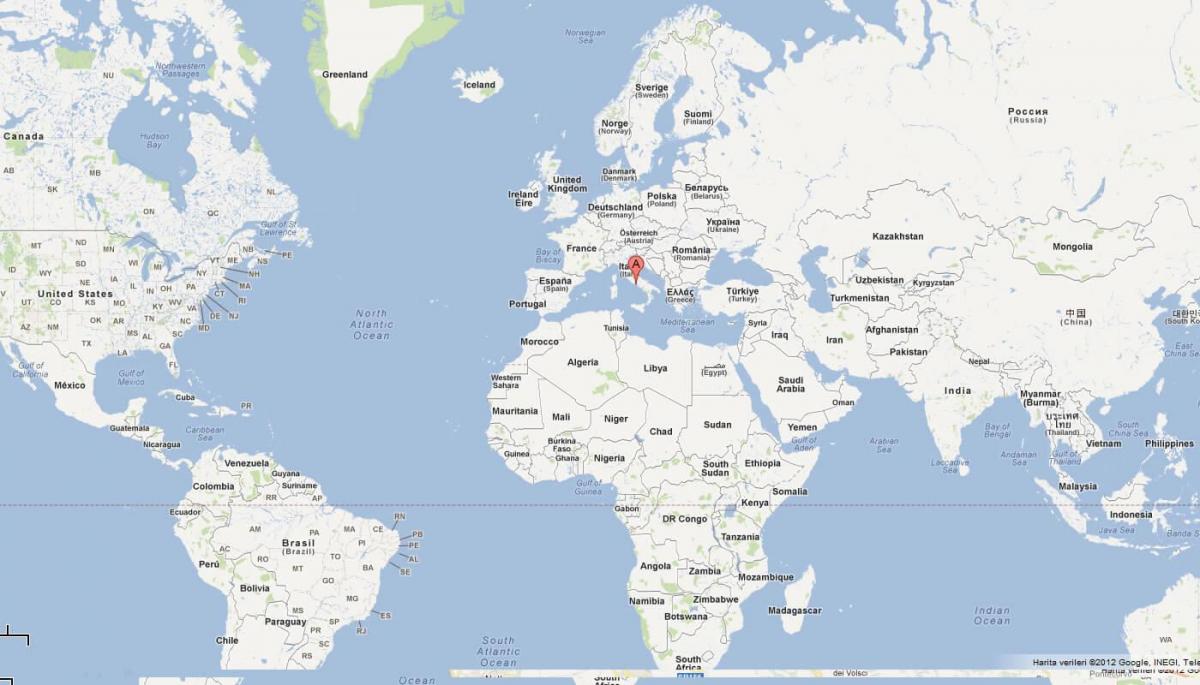Karte von Vatikanstadt Standort auf